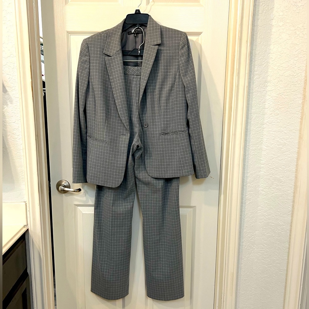Antonio Melani plaid suits set
